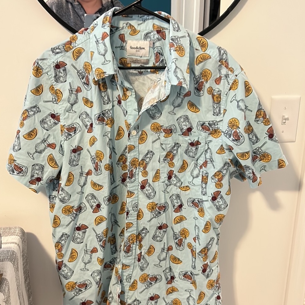 Goodfellow and co short sleeve button down